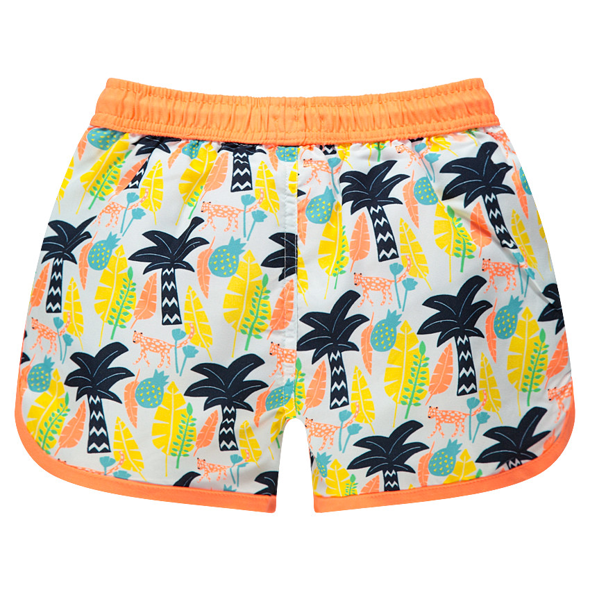 Short de bain avec palmiers printés all-over 