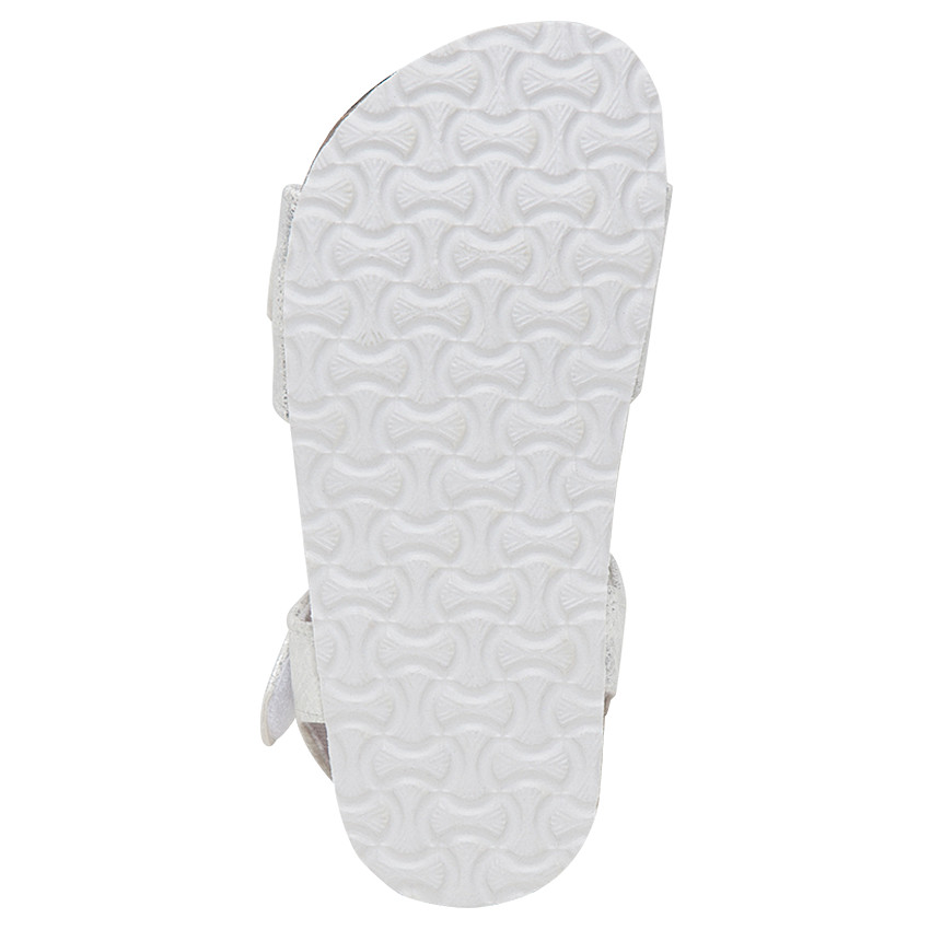 Nu-pieds irisés avec semelle effet liège 