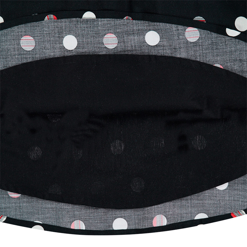 Junior - Jupe volantée à pois avec ceinture brillante 