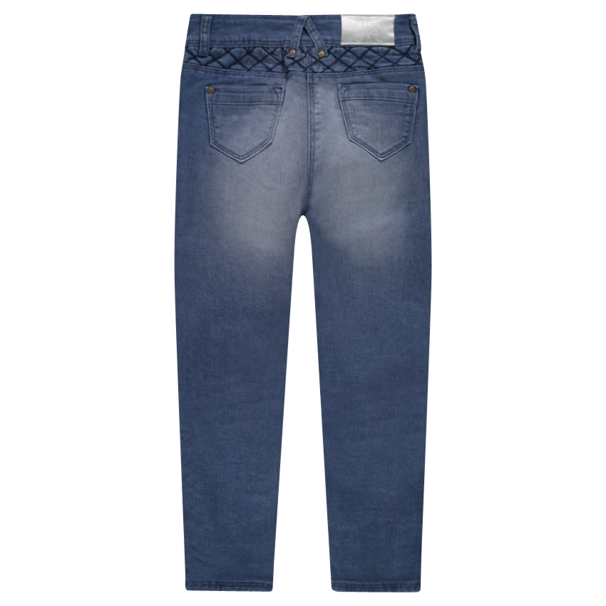Junior - Jeans droit fitté doublé jersey 