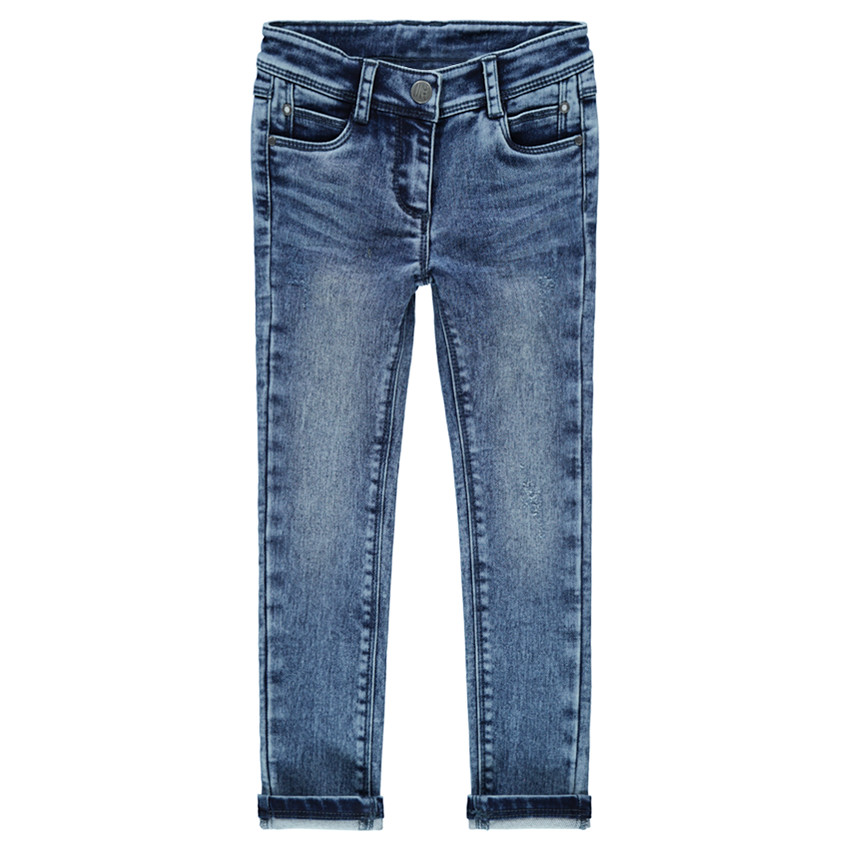 Jeans slim en molleton effet denim 