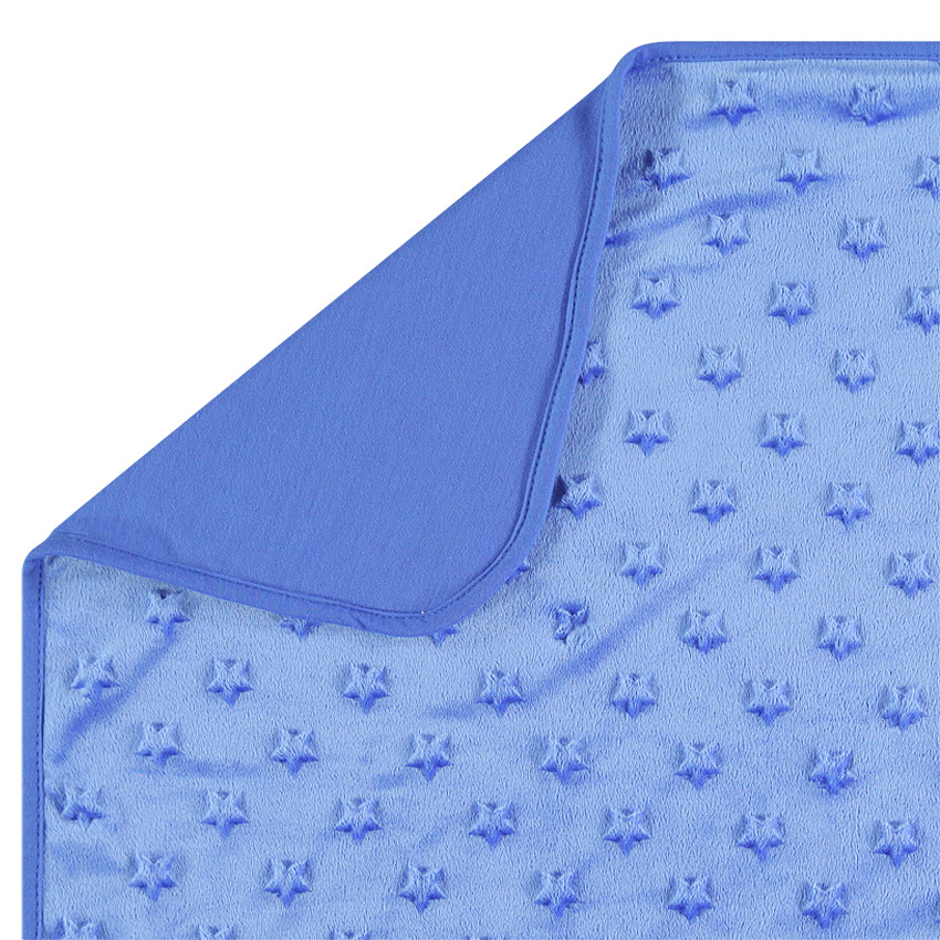 Peluche prince et couverture en sherpa étoilée 