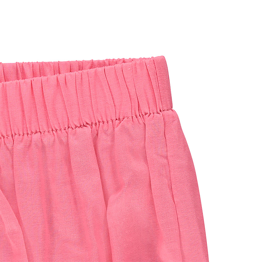 Ensemble tunique imprimée et bloomer en voile de coton 