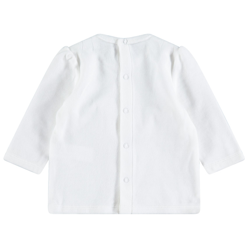 Pyjama en velours à papillon et volant en tulle 