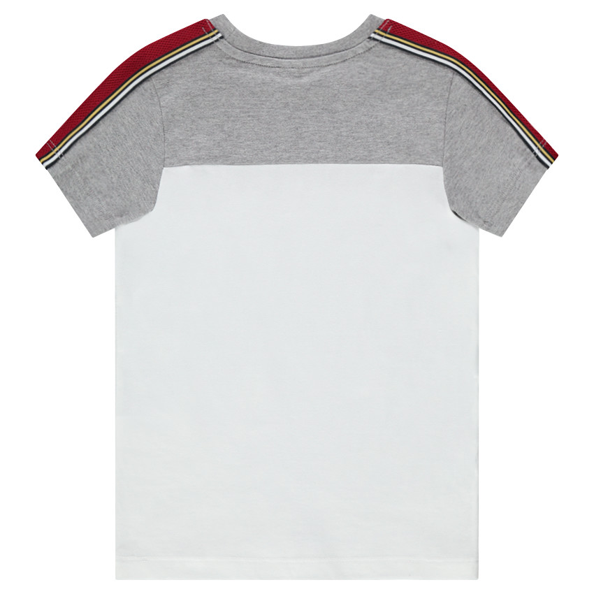 Tee-shirt manches courtes en jersey avec message printé 