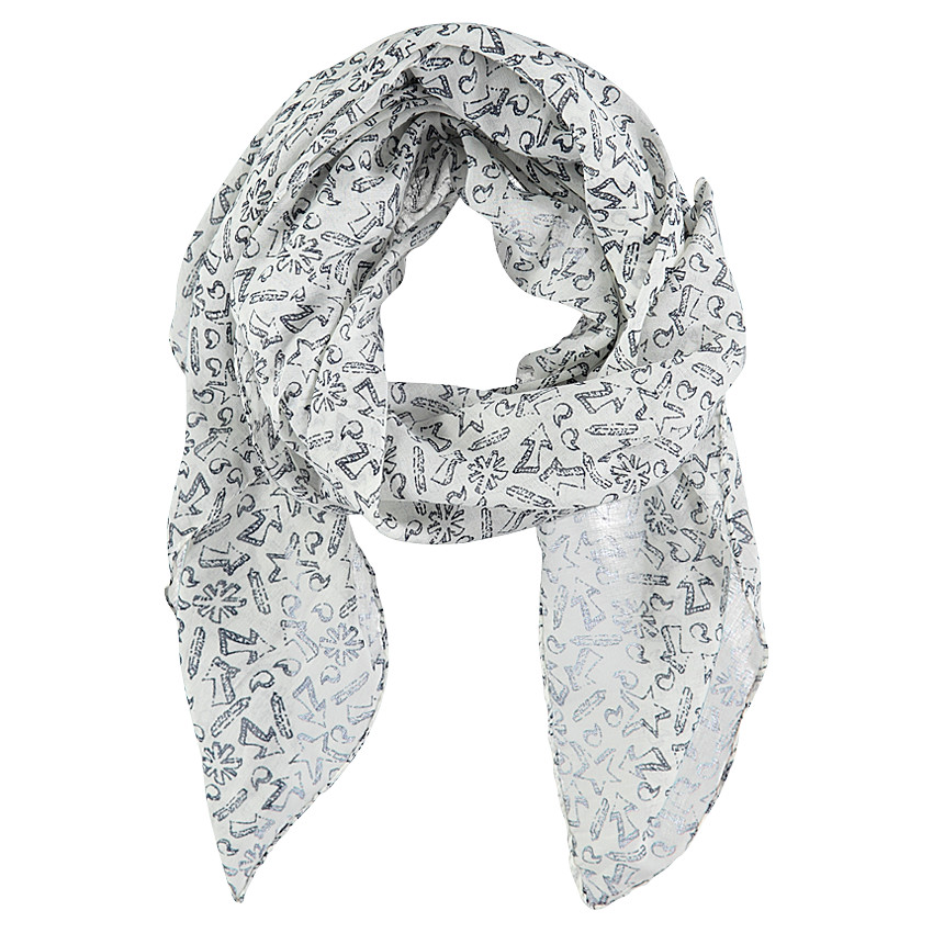 Chèche avec imprimé fantaisie all-over 