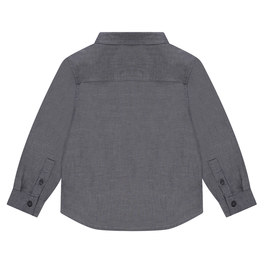 Chemise en coton fantaisie avec poche 