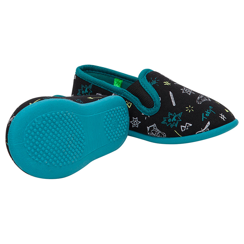 Chaussons bas élastiqués imprimés all-over 