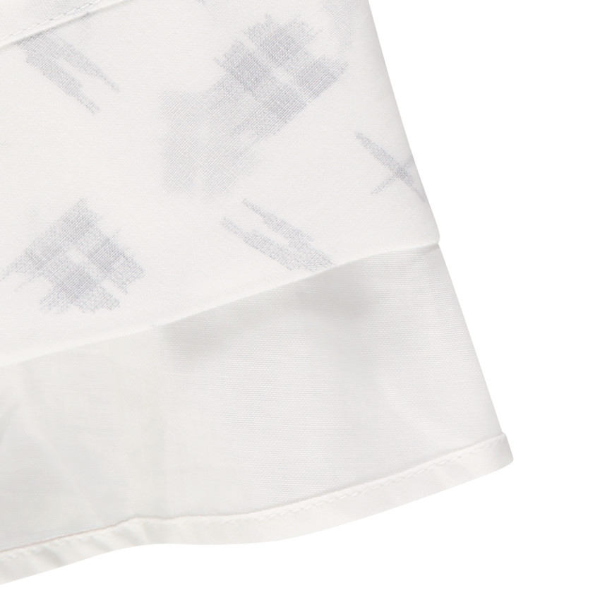 Robe fluide manches 3/4 imprimée fantaisie 