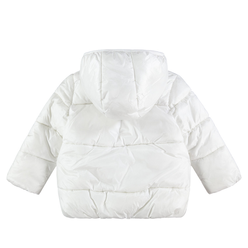 Doudoune matelassée à capuche avec doublure en micropolaire 