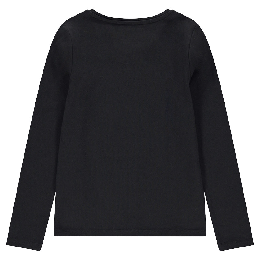 Junior - Tee-shirt manches longues en jersey avec coeur en sequins magiques 