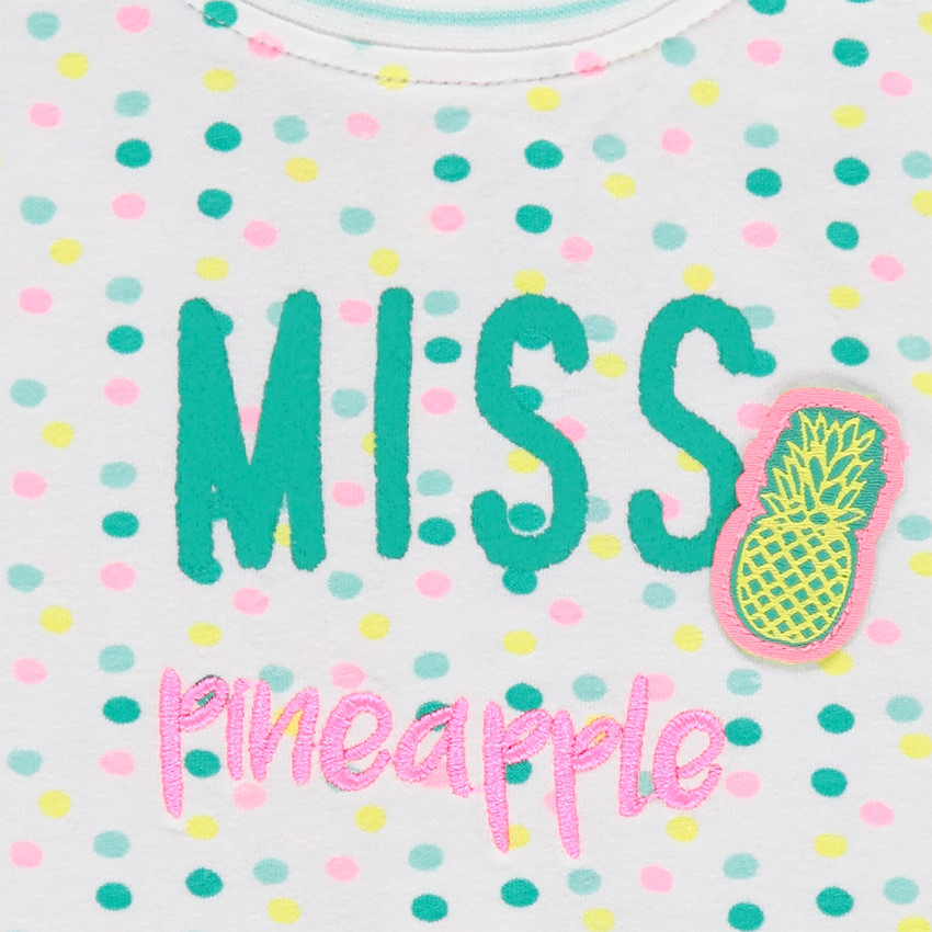 Tee-shirt manches courtes à pois 