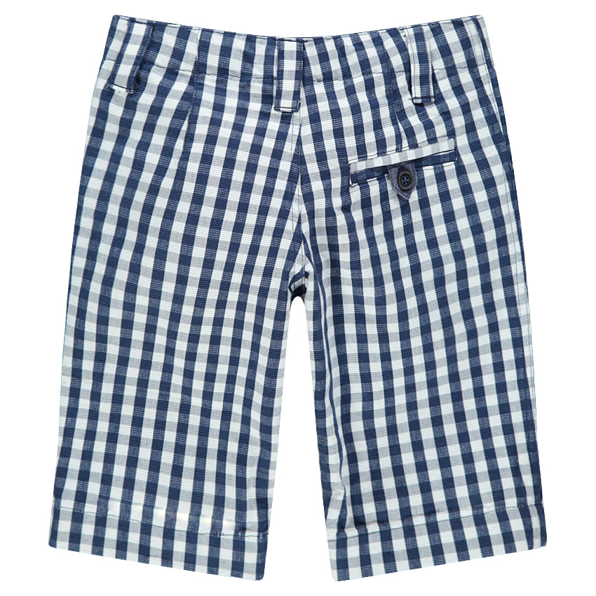 Bermuda en coton à carreaux vichy all-over 