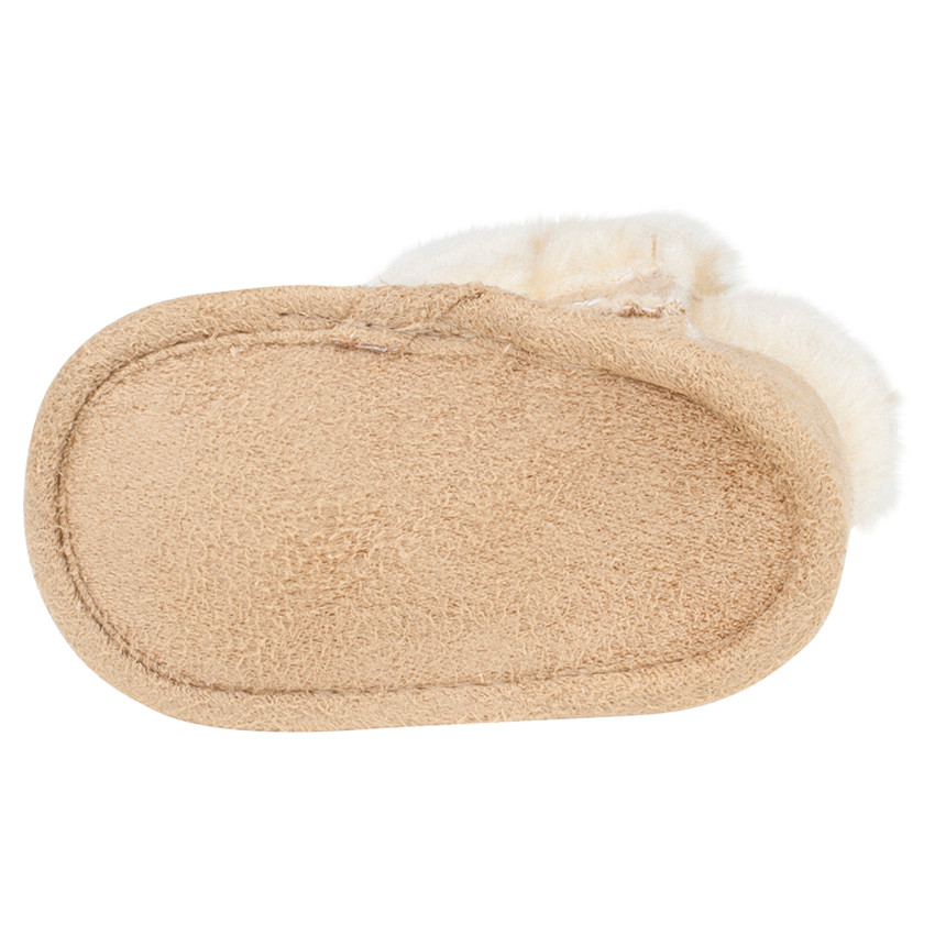 1/2 bottes avec détails en fausse fourrure 