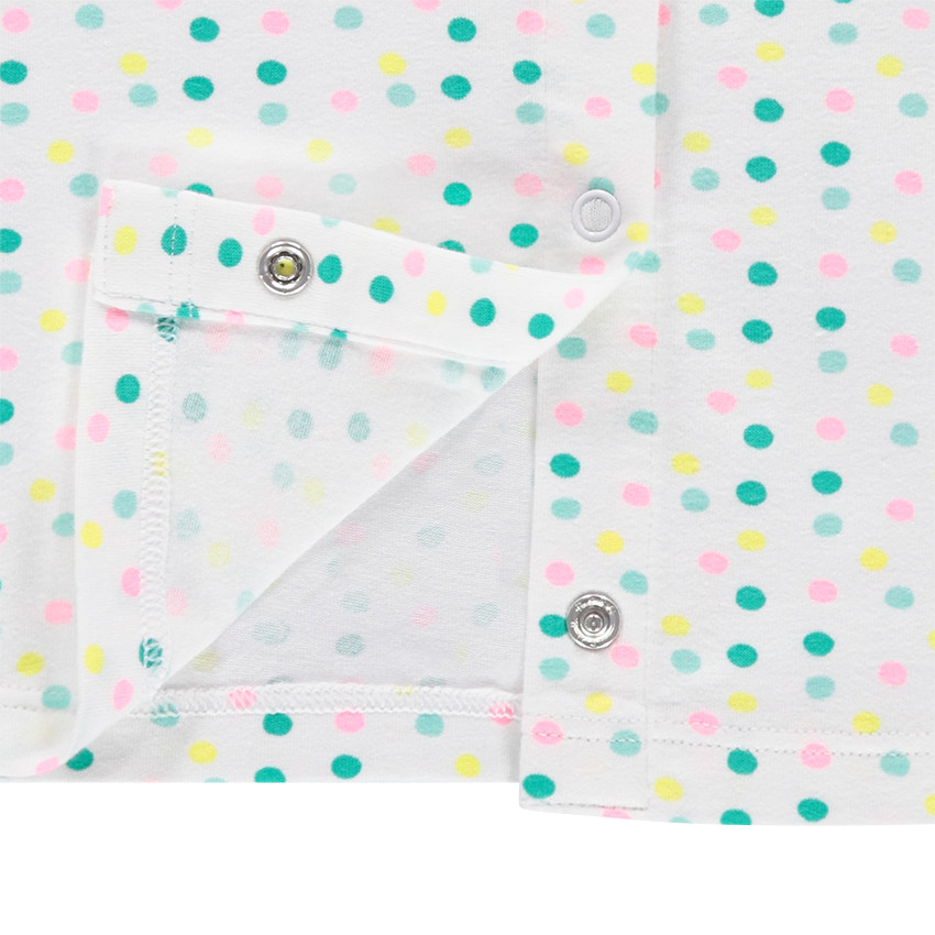 Tee-shirt manches courtes à pois 