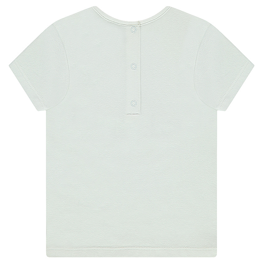 Tee-shirt en coton organique avec print fantaisie 