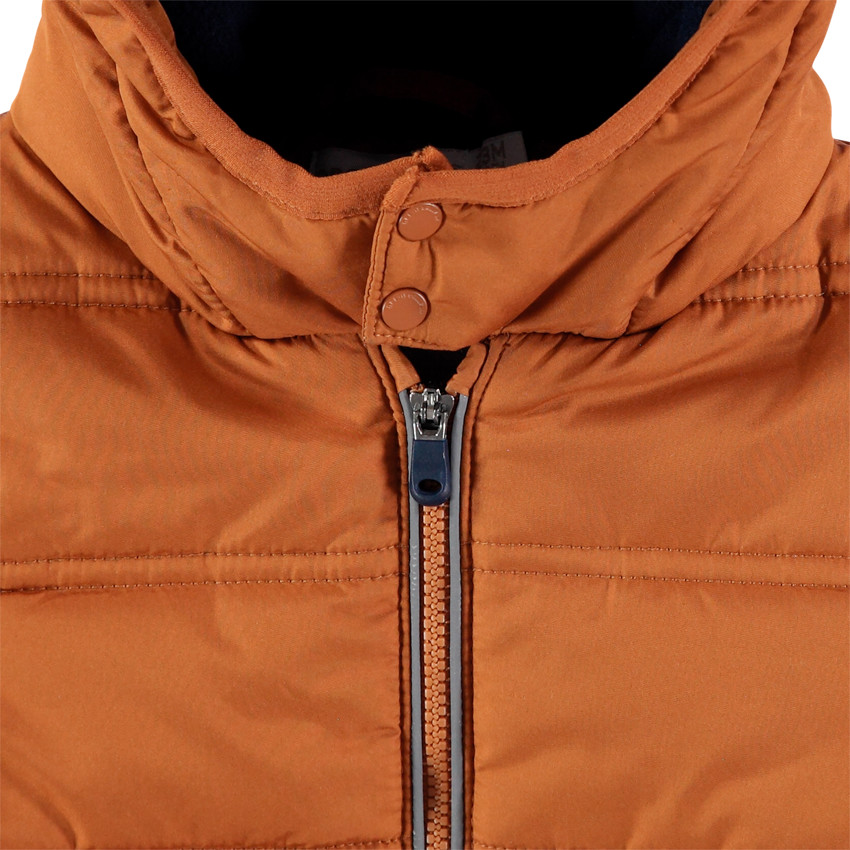 Doudoune à capuche doublée micopolaire 