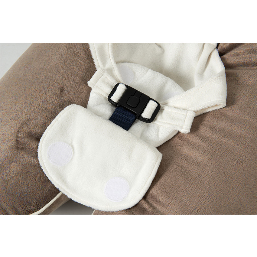 Coussin multirelax Soft Boa - Gris clair 