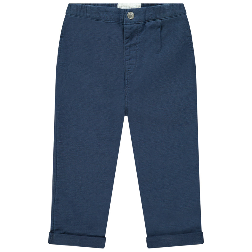 Pantalon en toile uni 