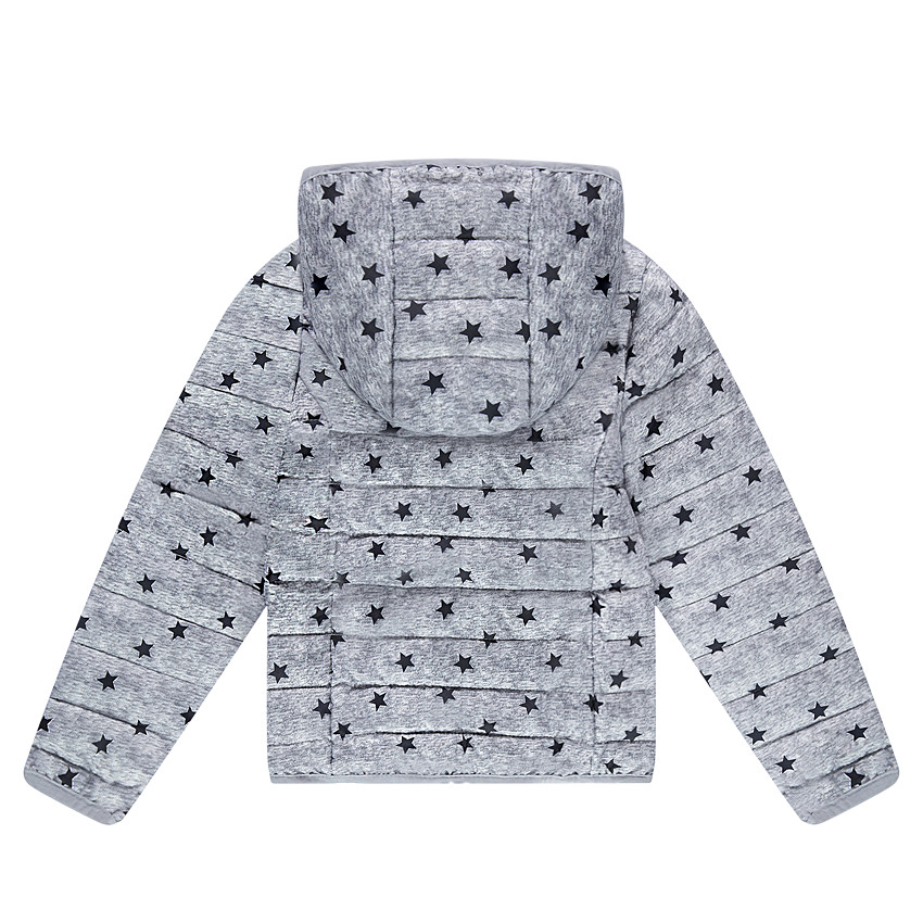 Doudoune light* imperméable à capuche avec sac de rangement printé 