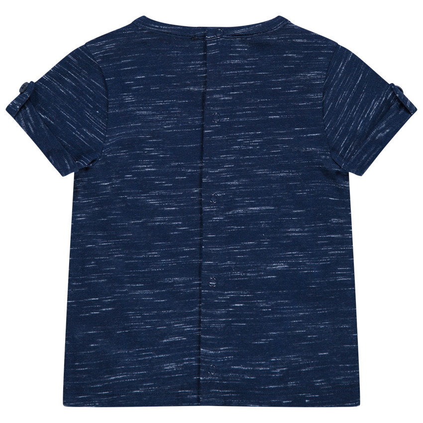 T-shirt manches courtes à tigre patché 