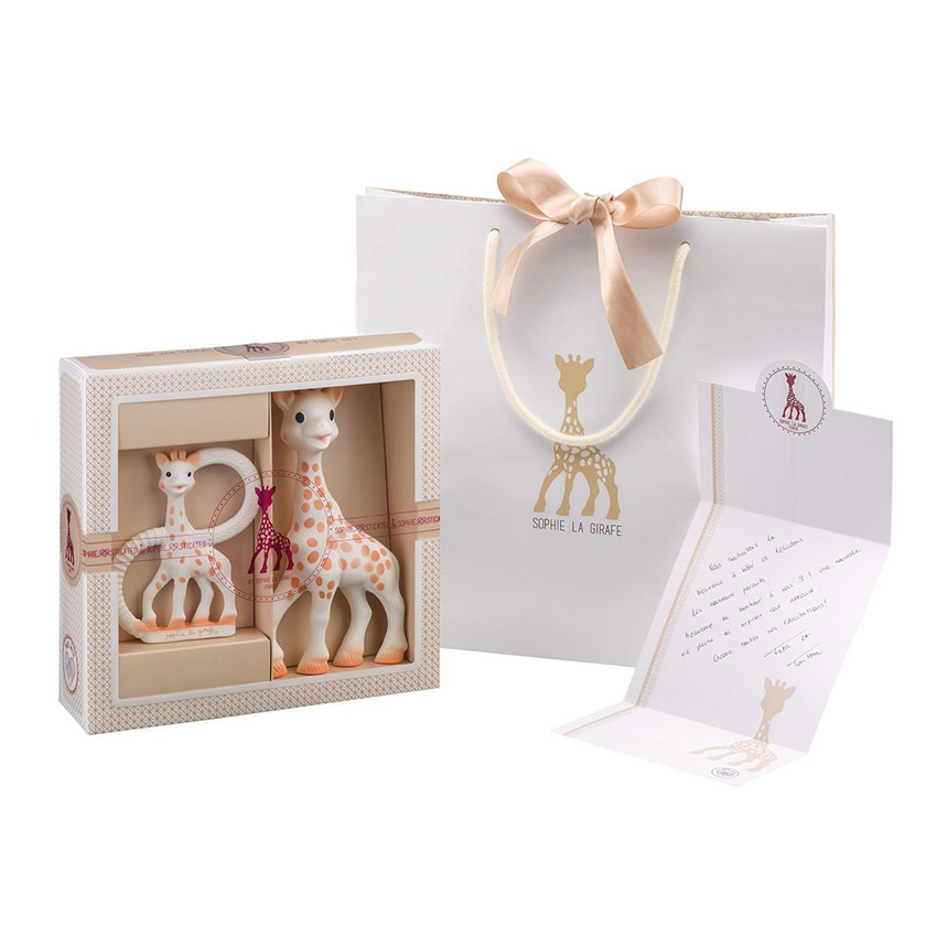 Coffret cadeau naissance Sophie la Girafe 