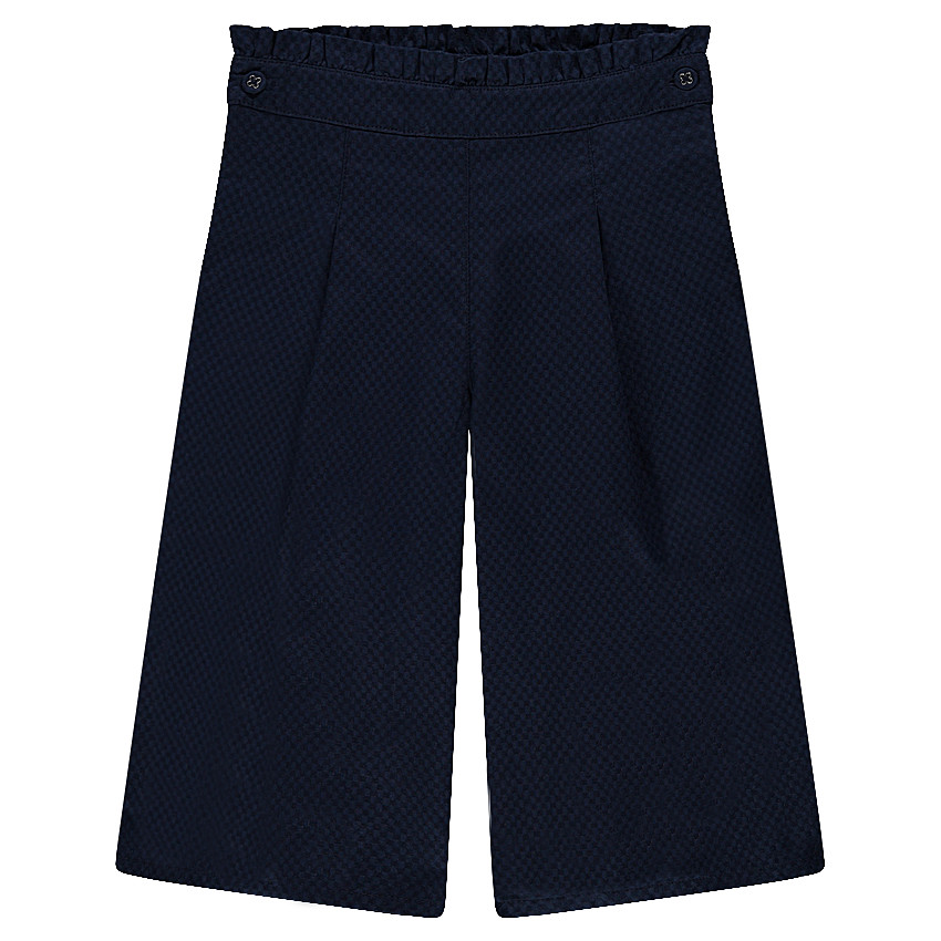 Pantalon large en toile armurée  