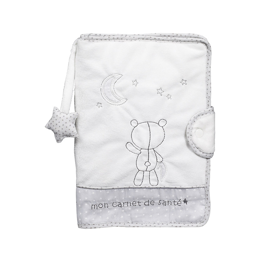 Protège carnet de santé Celeste - Gris 
