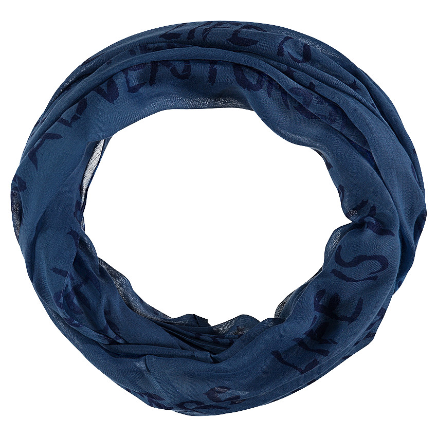 Snood en voile polyester imprimé all-over 