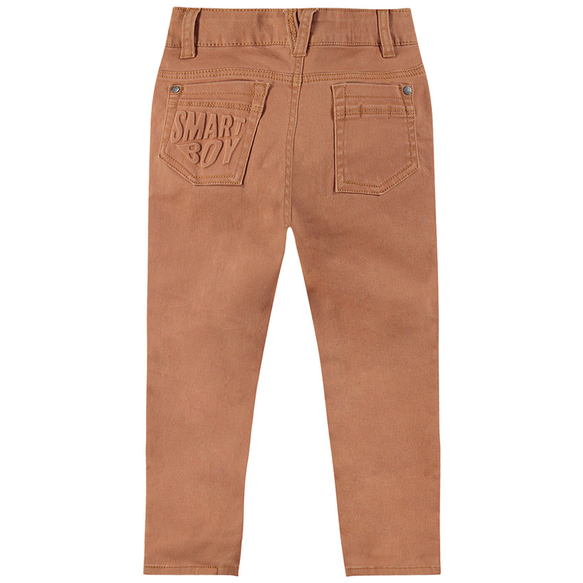 Pantalon en twill surteint avec poche fantaisie au dos 