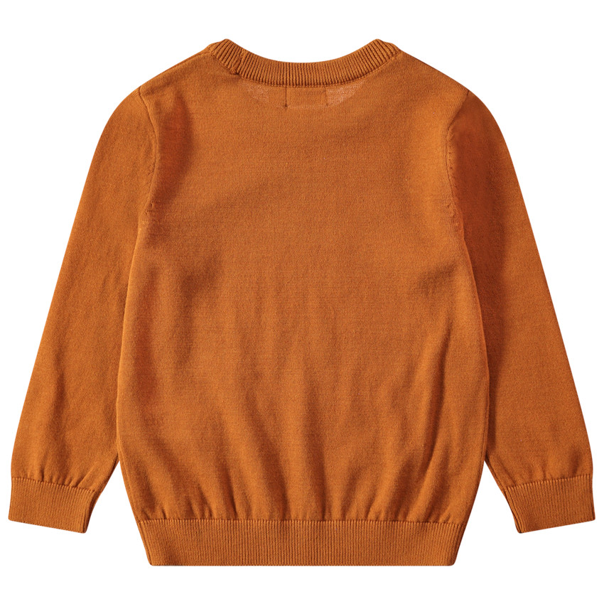 Pull en tricot avec message printé 