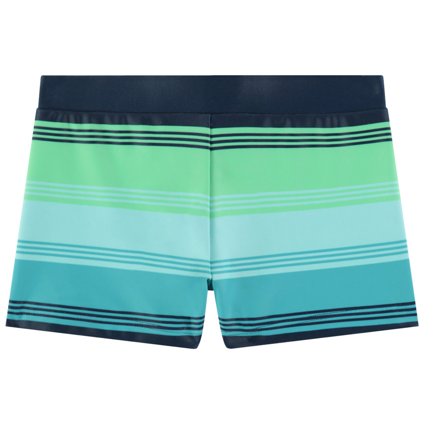 Boxer à rayures contrastées all-over 