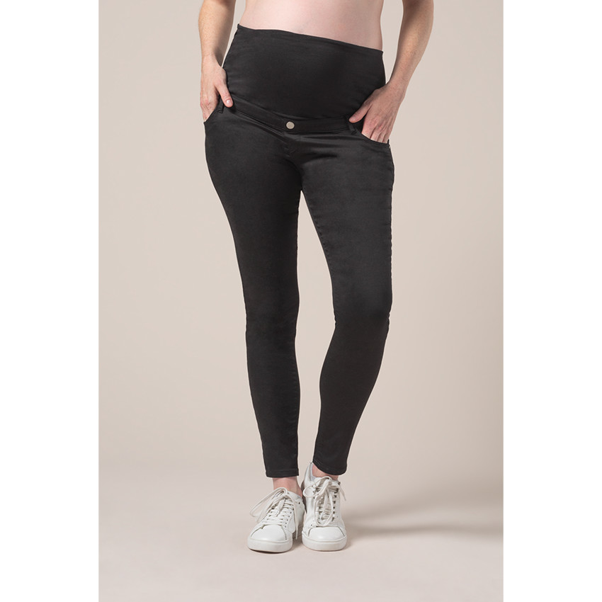 Pantalon de grossesse en twill avec bandeau haut 