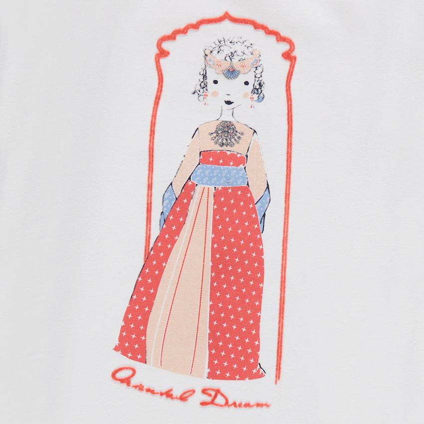 Pyjama en jersey avec personnage fantaisie printé 