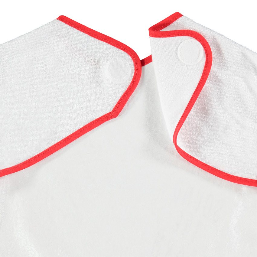 Bavoir tablier manches longues à motif fantaisie 