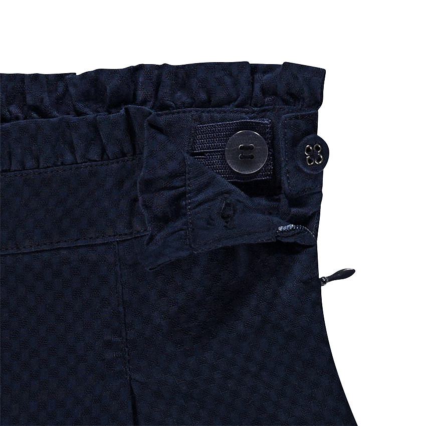 Pantalon large en toile armurée  