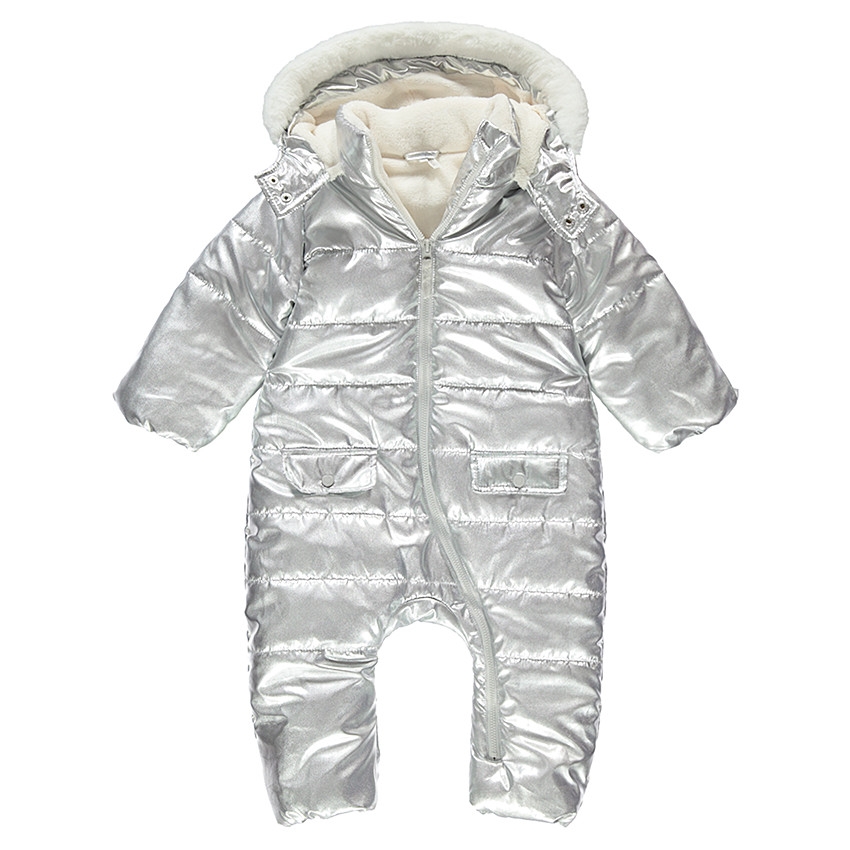 Combi-pilote matelassée doublée sherpa avec poches pressionnées 