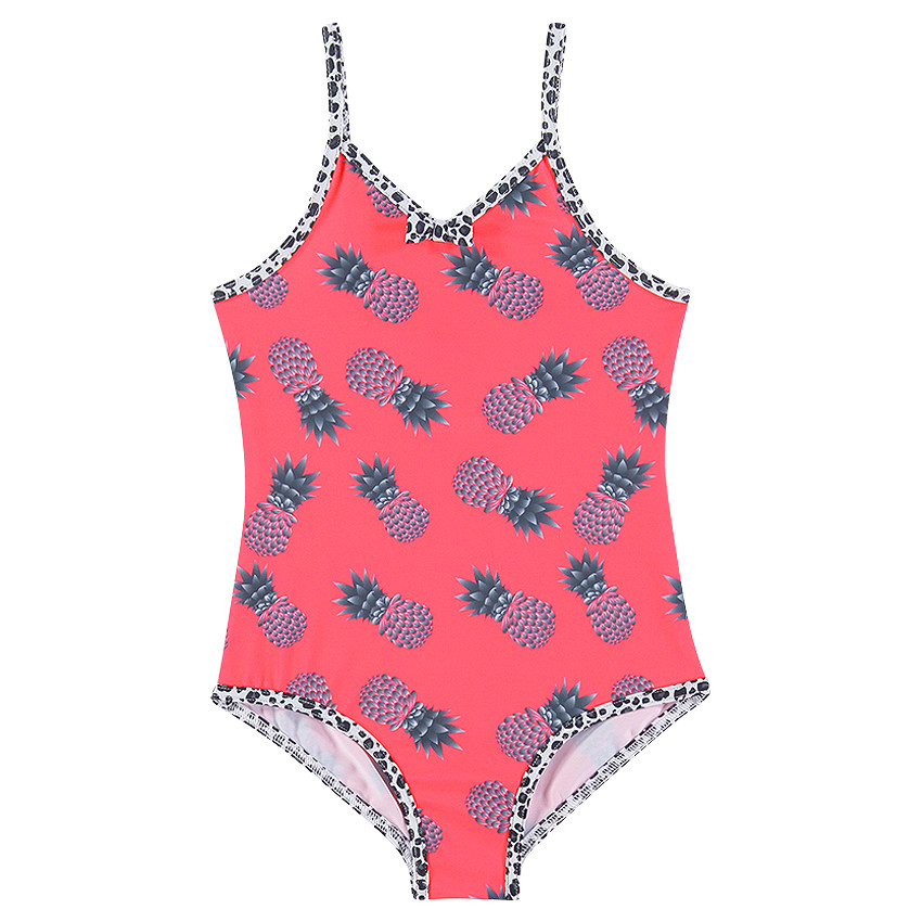 Maillot de bain 1 pièce imprimé ananas 