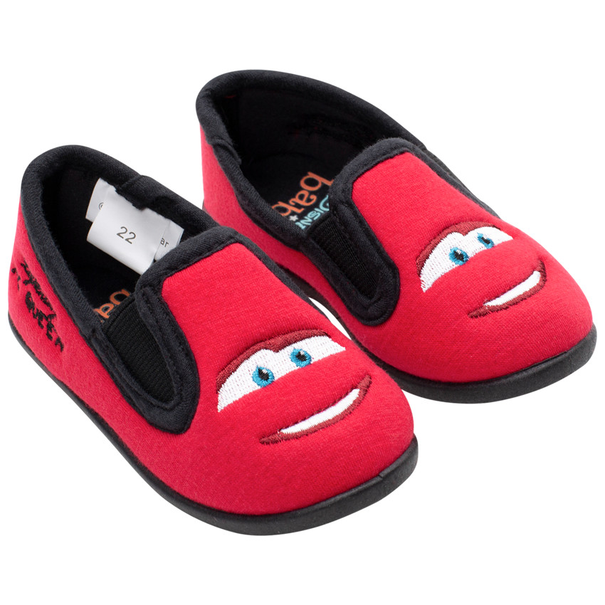 Chaussons en jersey élastiqués broderies Cars 