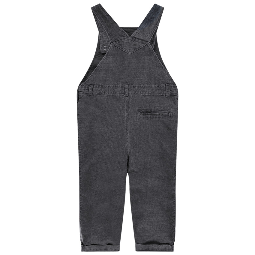 Salopette longue en maille fantaisie doublée motif koala 