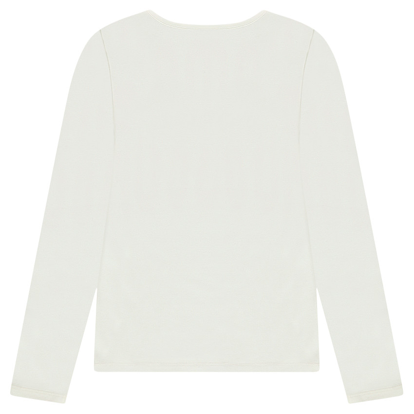 Junior - Tee-shirt manches longues avec photo print fantaisie sur le devant 