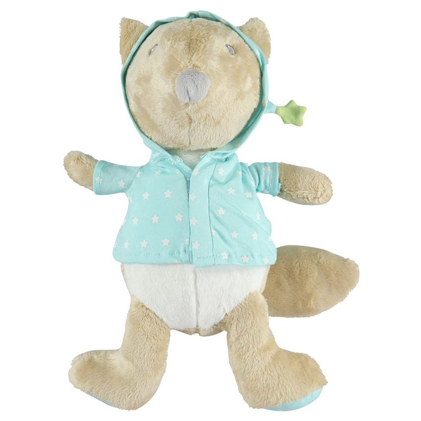 Peluche renard en fausse fourrure 