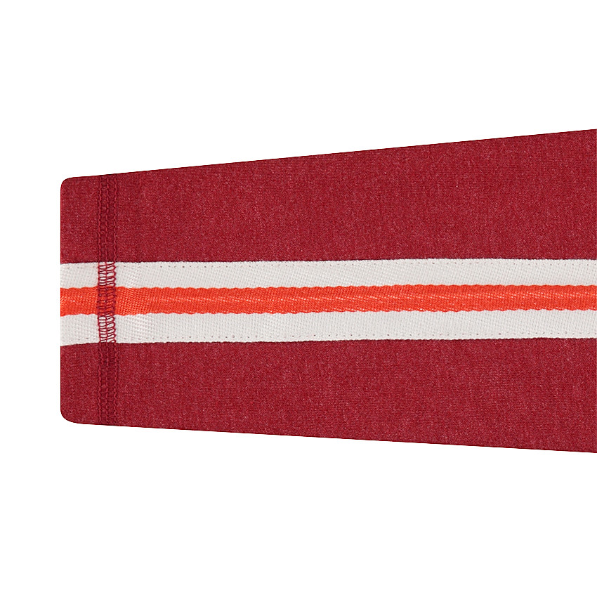 Tee-shirt manches longues en jersey avec bandes et tigre printé 