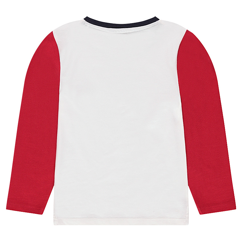 Tee-shirt manches longues en jersey avec marin printé 