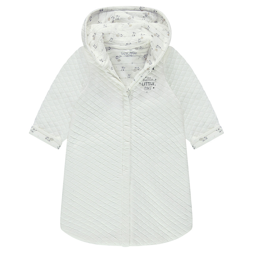 Pilote à capuche en jersey avec doublure imprimée 