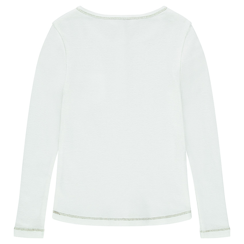 Tee-shirt manches longues à côtes 
