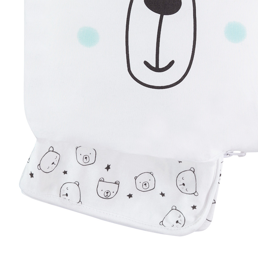 Set couverture en jersey et coussin zippé 