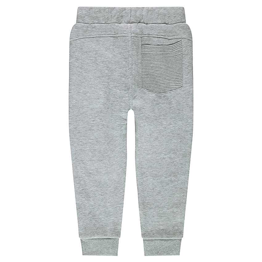 Pantalon de jogging en molleton avec poches zippées contrastées 