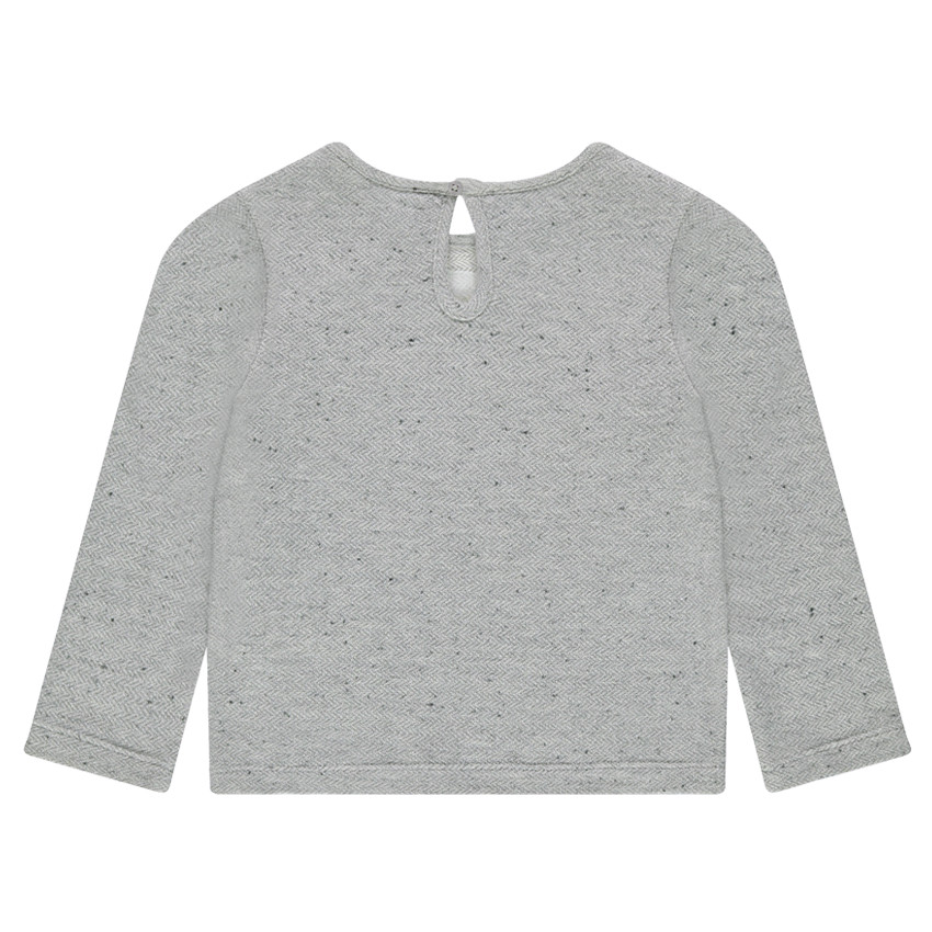 Sweat en molleton fantaisie à sequins 