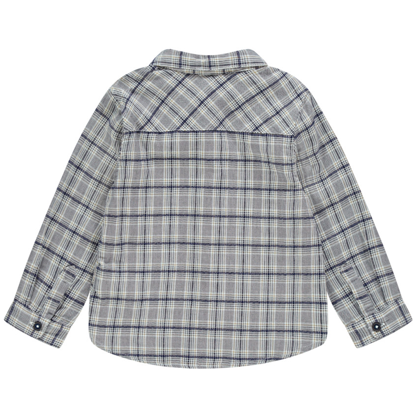 Chemise manches longues à carreaux 